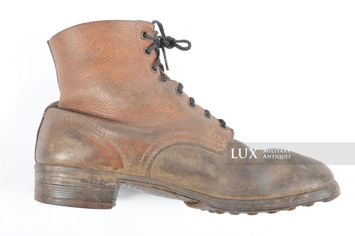 Mid-war German low ankle combat boots - Lux Military Antiques - photo 24