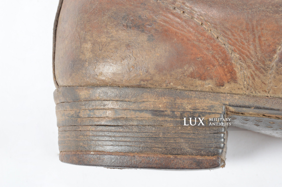 Mid-war German low ankle combat boots - Lux Military Antiques - photo 26