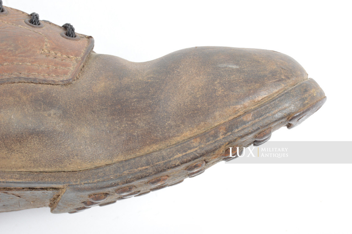 Mid-war German low ankle combat boots - Lux Military Antiques - photo 27