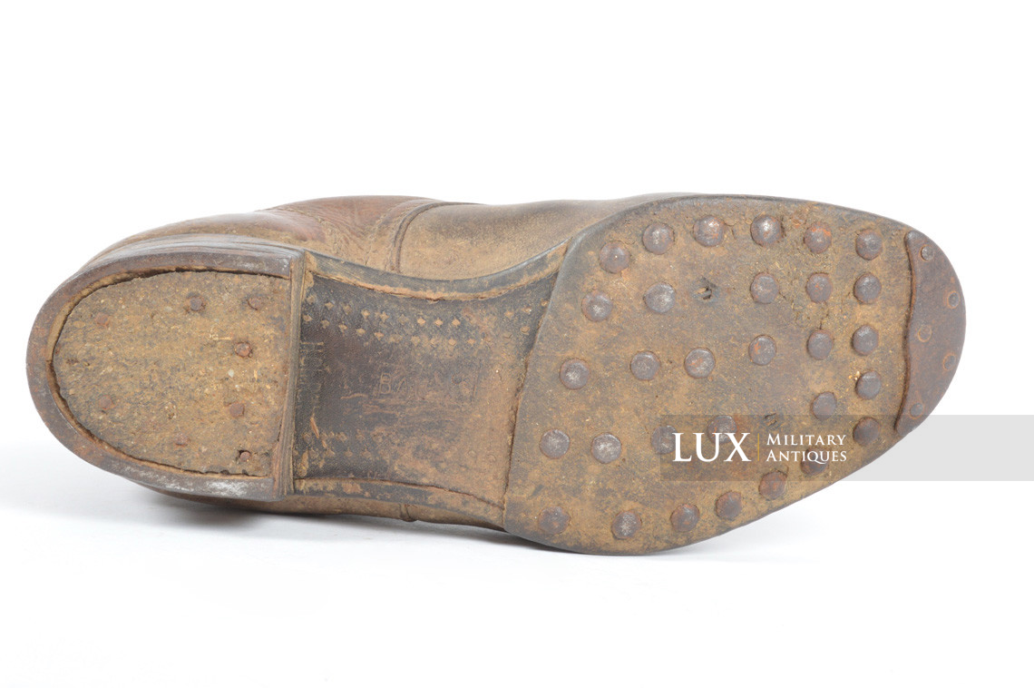 Mid-war German low ankle combat boots - Lux Military Antiques - photo 28