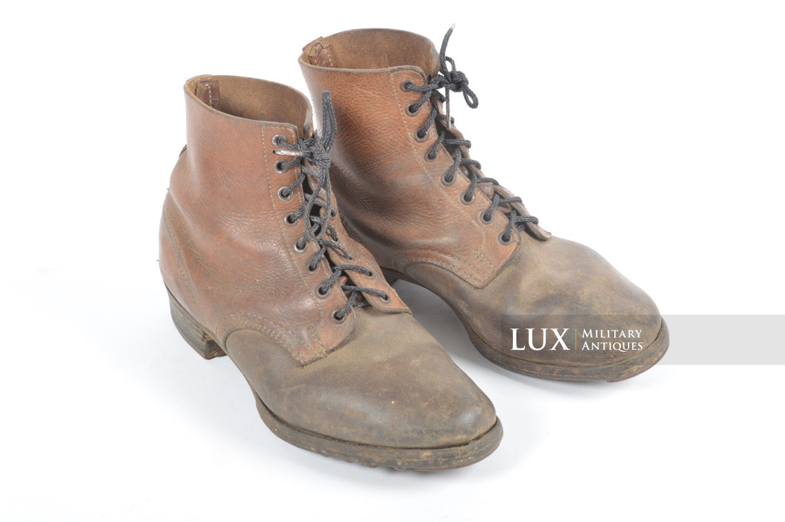 Mid-war German low ankle combat boots - Lux Military Antiques - photo 32