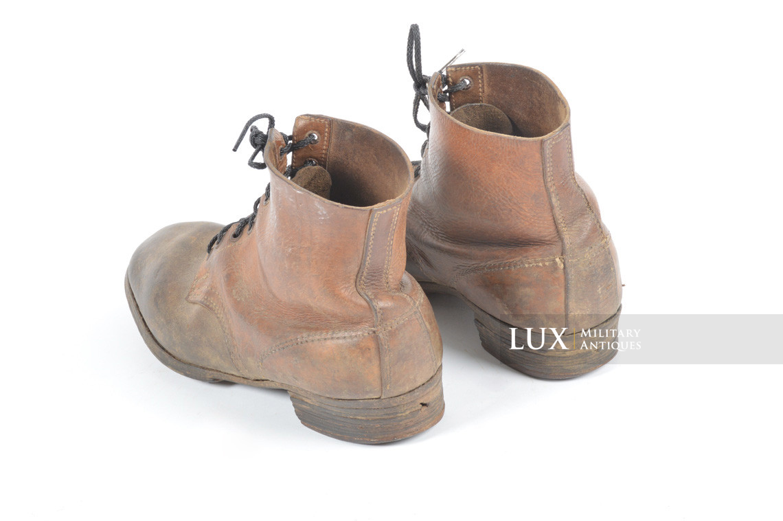 Mid-war German low ankle combat boots - Lux Military Antiques - photo 33