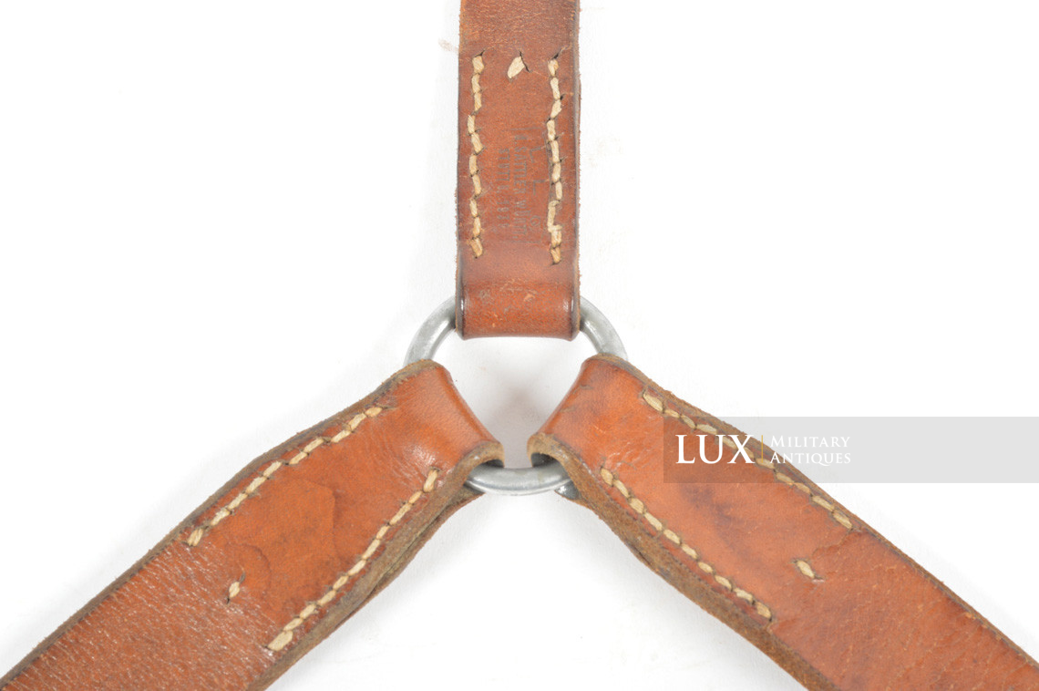 Brelage léger précoce en cuir natural brun, « 1939 » - photo 8