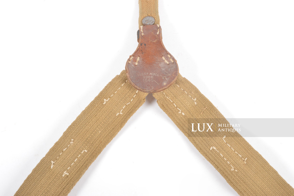Unissued German tropical webbing Y-straps, « 1943 » - photo 18