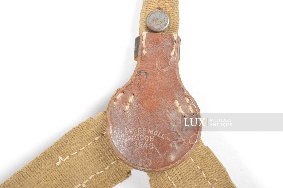Unissued German tropical webbing Y-straps, « 1943 » - photo 22