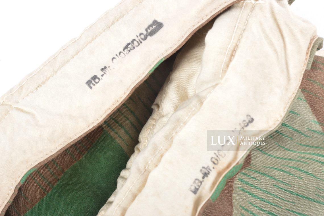 Unissued German Heer / Luftwaffe splinter pattern camouflage reversible to white winter gloves, « RBNr » - photo 10