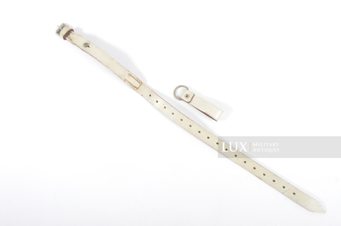 Allgemeine-SS white equipment strap and D-ring, « LAH » - photo 4