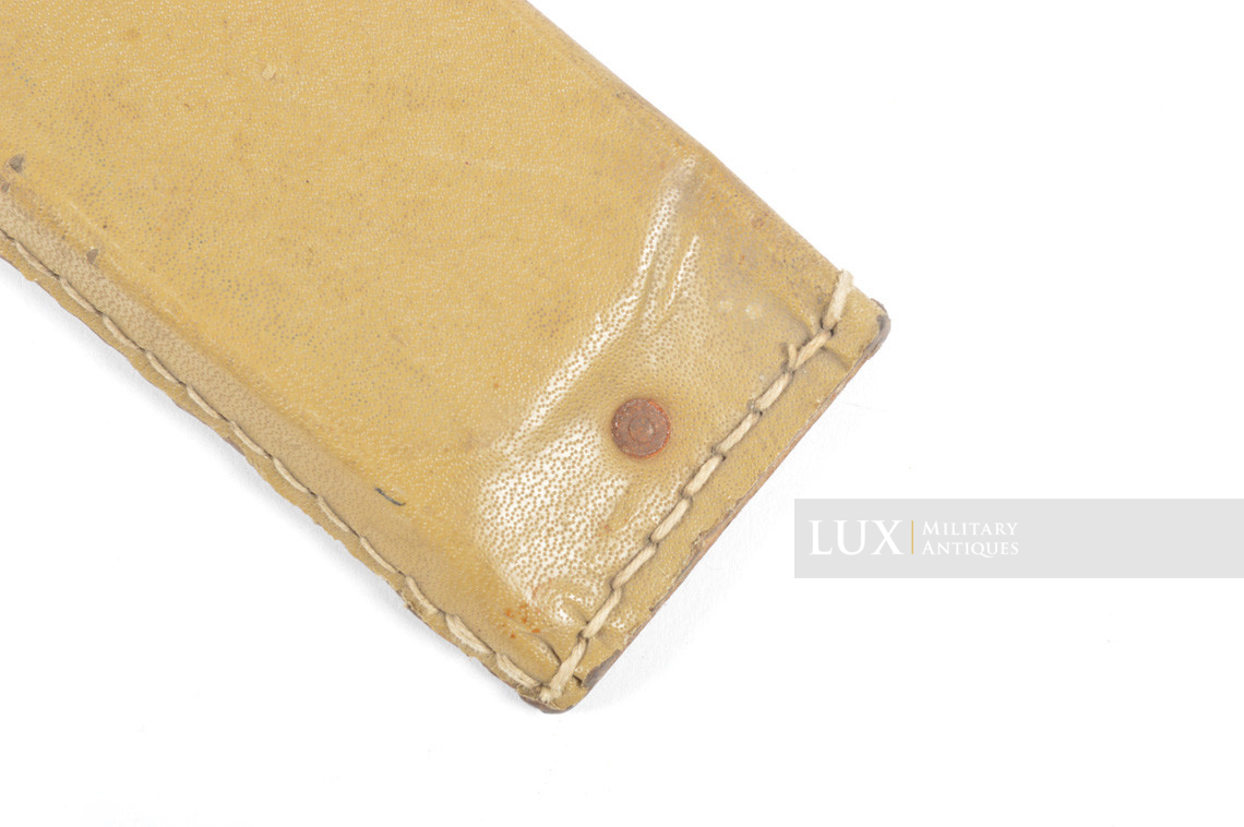 Rare courte scie pionnier & étui en carton pressé jaune sable « dob 1944 » - photo 14