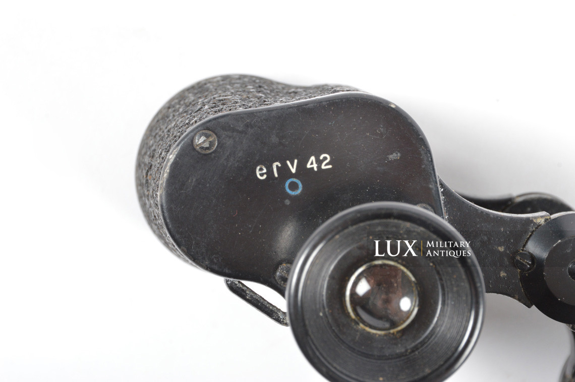 Paire de jumelles allemandes Dienstglas 6x30 milieu de guerre, « erv42 » - photo 9