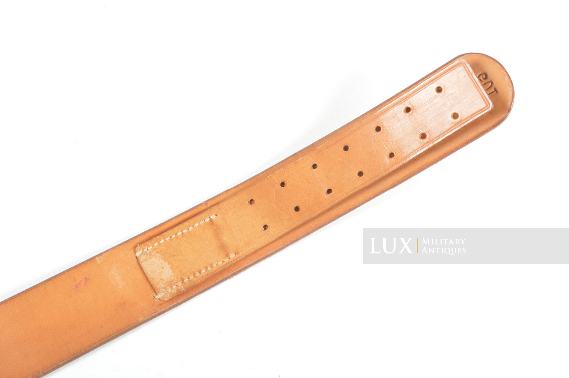 Unissued early German leather belt in natural brown leather, « 1939 » - photo 13