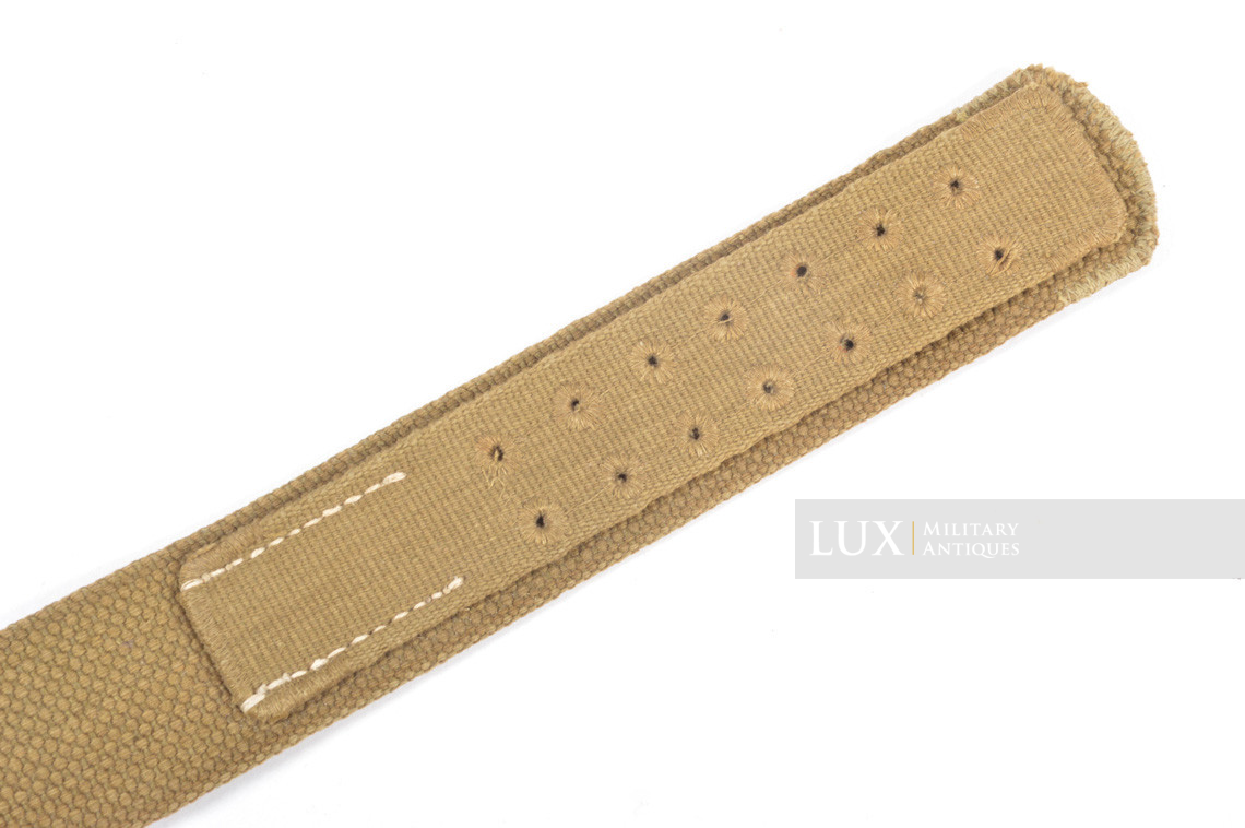 Unissued German Heer / Luftwaffe Tropical EM's combat web belt, « 95cm » - photo 11