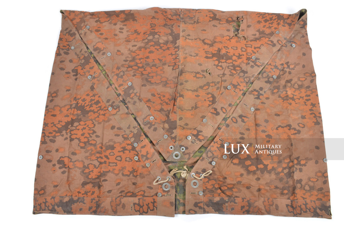 Late-war Waffen-SS Oakleaf A camouflage shelter quarter / poncho, « Battle of the Bulge » - photo 18