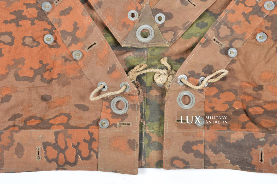 Late-war Waffen-SS Oakleaf A camouflage shelter quarter / poncho, « Battle of the Bulge » - photo 24