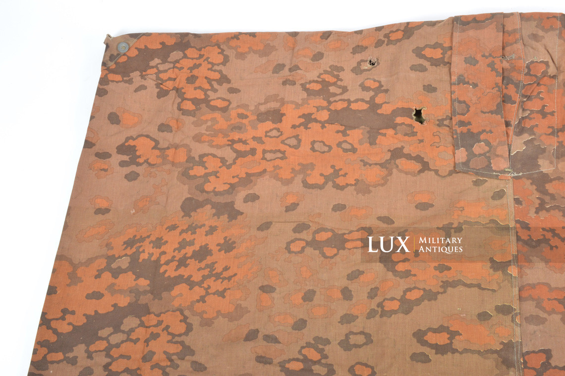 Late-war Waffen-SS Oakleaf A camouflage shelter quarter / poncho, « Battle of the Bulge » - photo 27