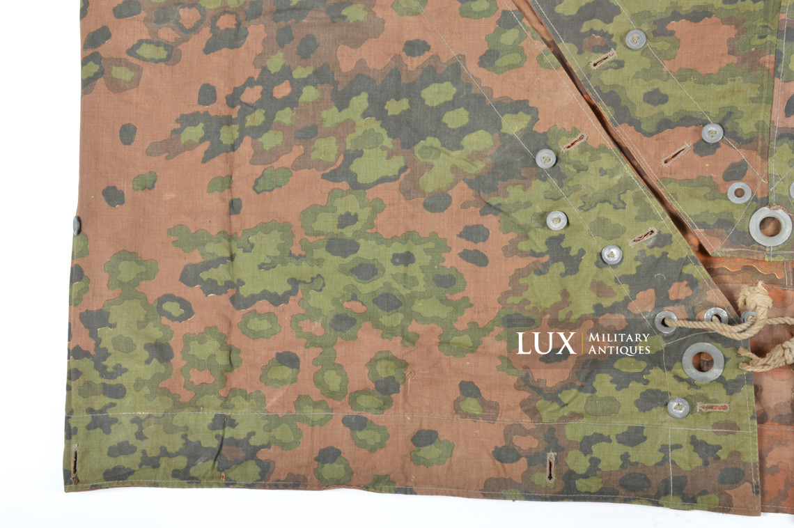 Late-war Waffen-SS Oakleaf A camouflage shelter quarter / poncho, « Battle of the Bulge » - photo 7