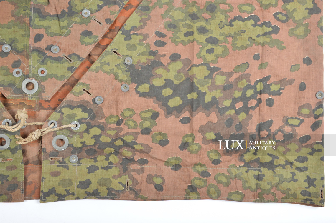 Late-war Waffen-SS Oakleaf A camouflage shelter quarter / poncho, « Battle of the Bulge » - photo 10
