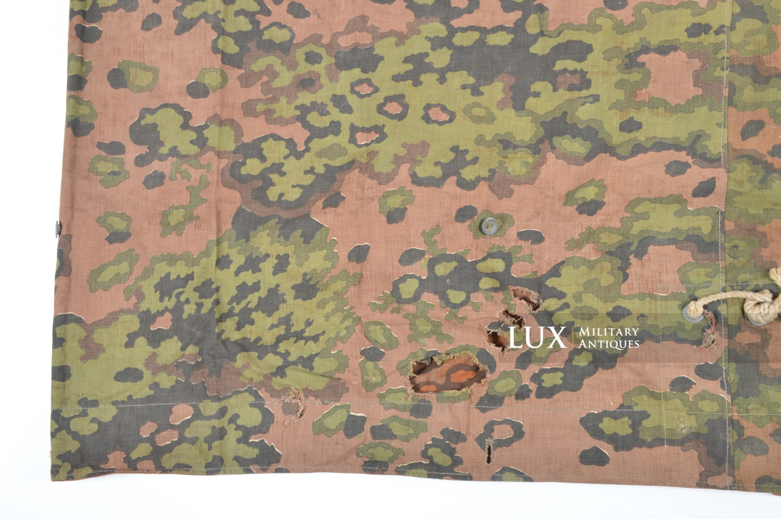 Late-war Waffen-SS Oakleaf A camouflage shelter quarter / poncho, « Battle of the Bulge » - photo 12