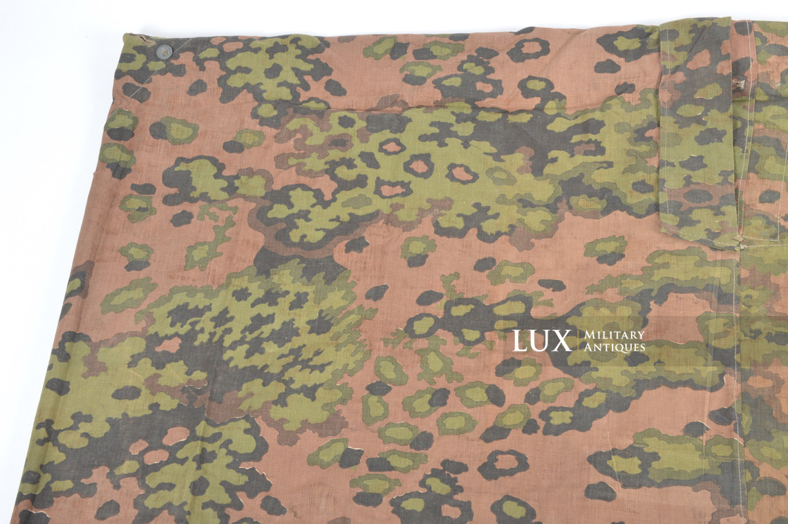 Late-war Waffen-SS Oakleaf A camouflage shelter quarter / poncho, « Battle of the Bulge » - photo 13