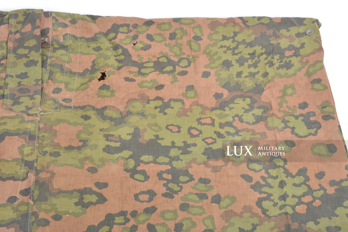 Late-war Waffen-SS Oakleaf A camouflage shelter quarter / poncho, « Battle of the Bulge » - photo 14