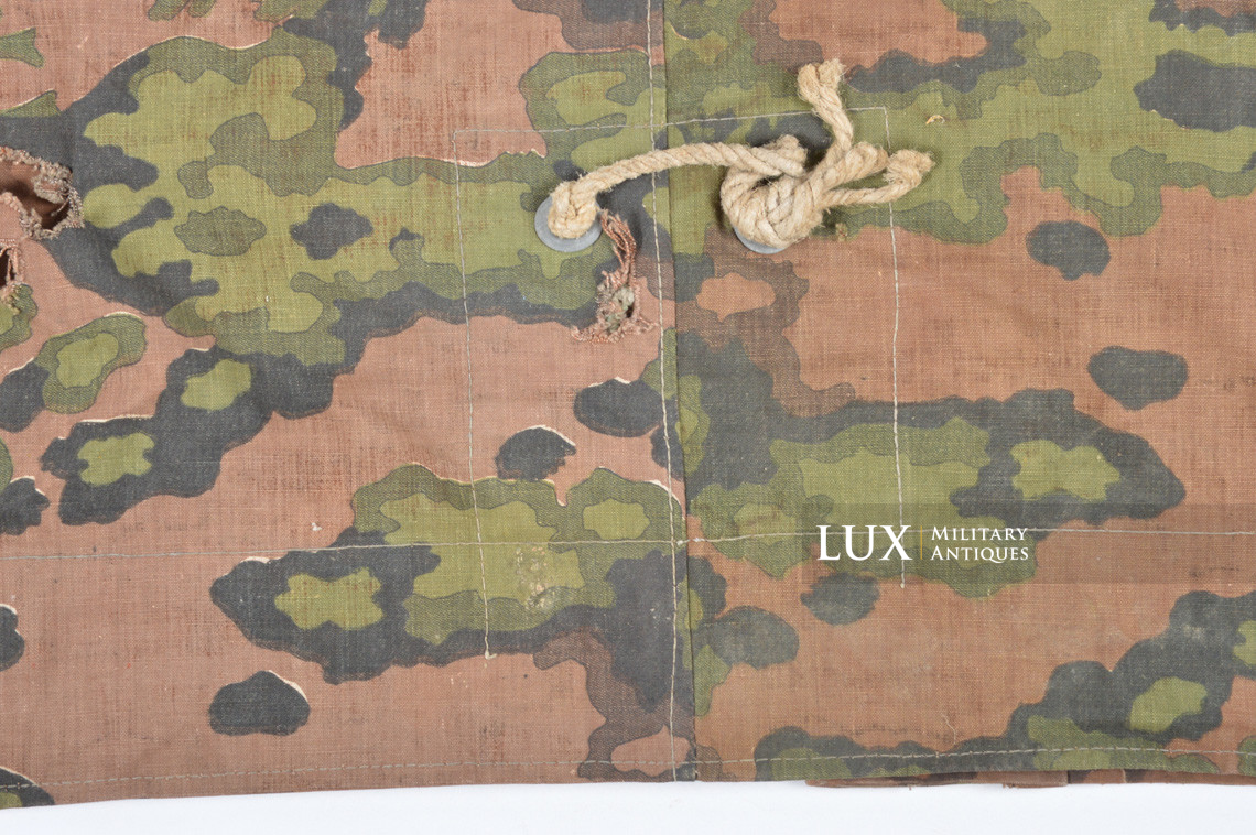 Late-war Waffen-SS Oakleaf A camouflage shelter quarter / poncho, « Battle of the Bulge » - photo 16