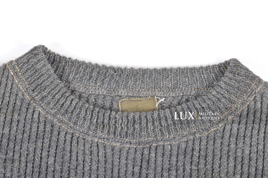 Late-war German standard wool sweater, « crew neck » - photo 7