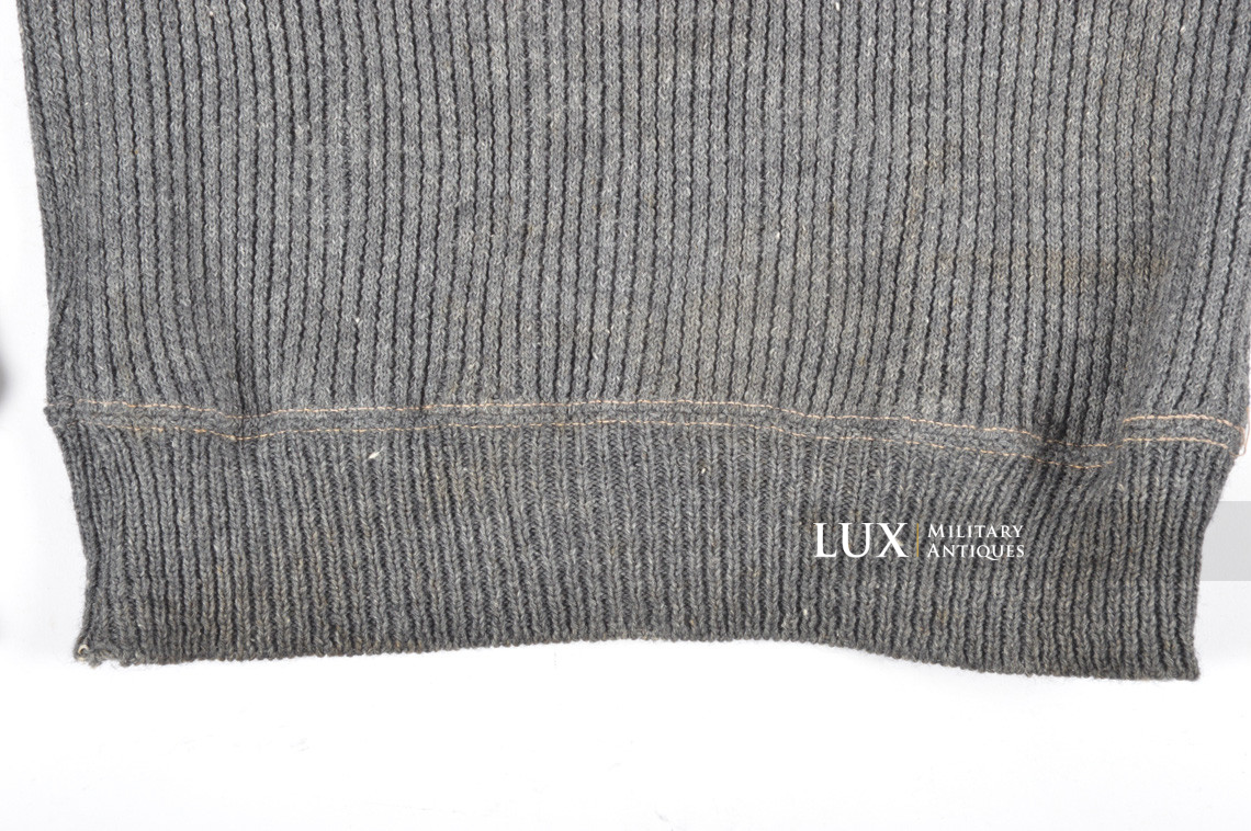 Late-war German standard wool sweater, « crew neck » - photo 11
