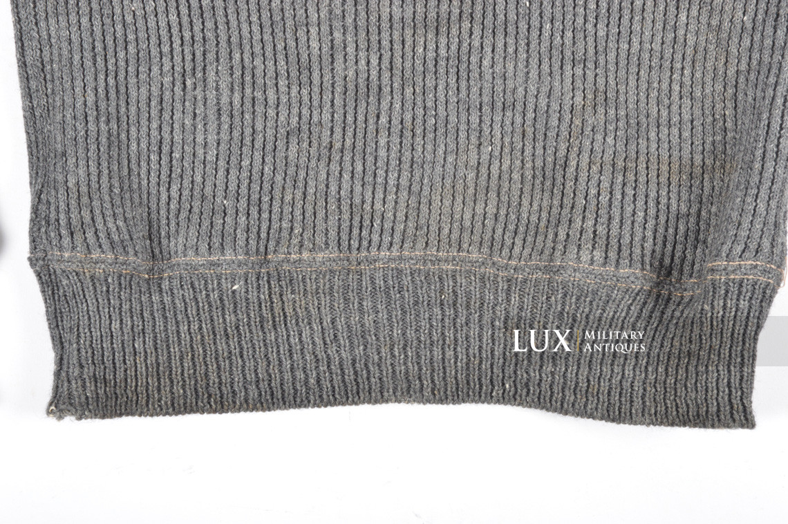 Late-war German standard wool sweater, « crew neck » - photo 10