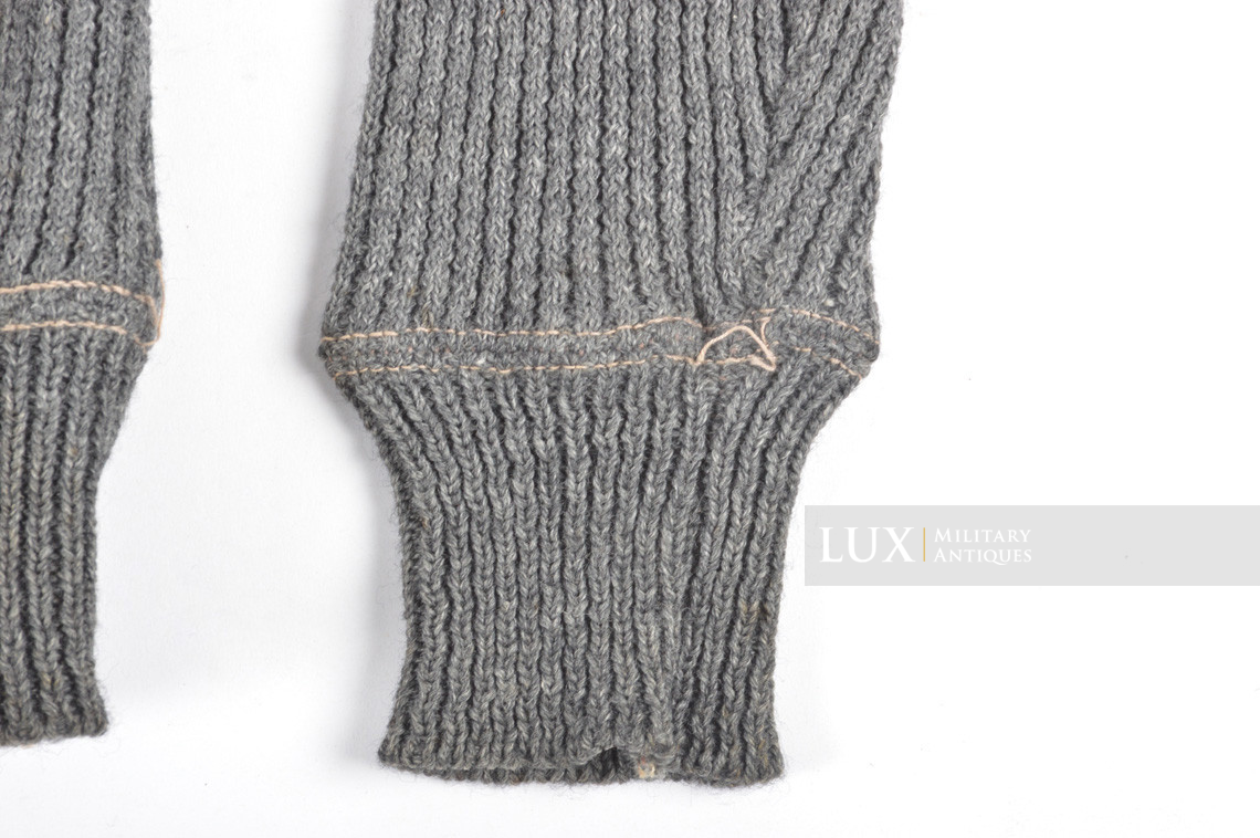 Late-war German standard wool sweater, « crew neck » - photo 12
