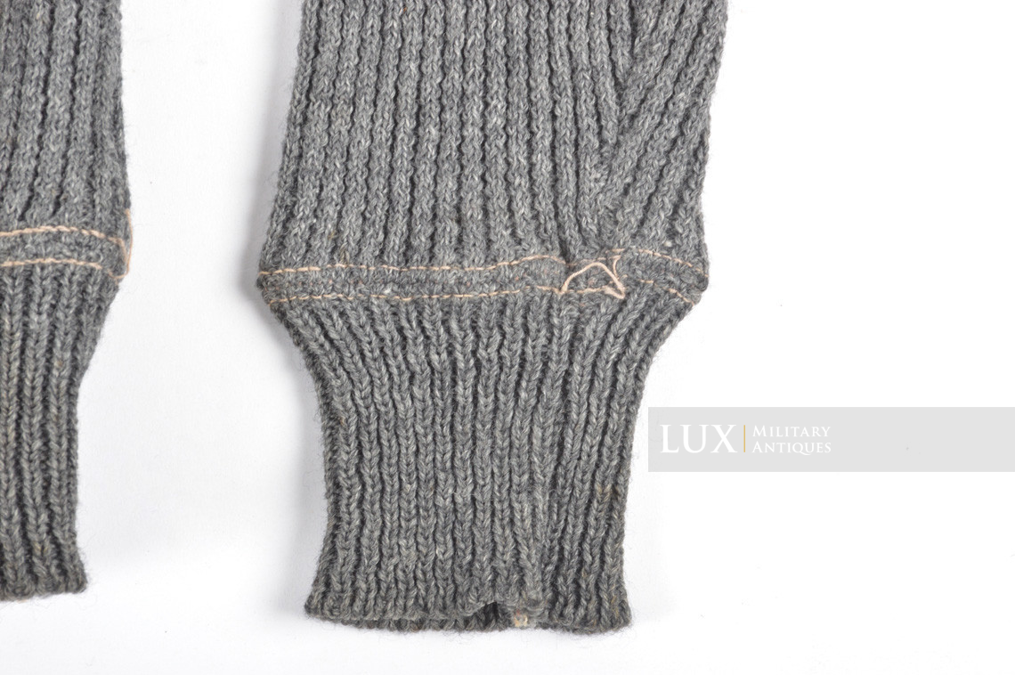 Late-war German standard wool sweater, « crew neck » - photo 11