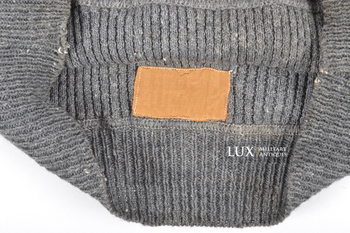 Late-war German standard wool sweater, « crew neck » - photo 13