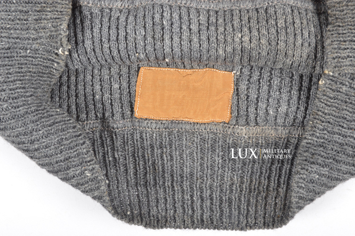 Late-war German standard wool sweater, « crew neck » - photo 12