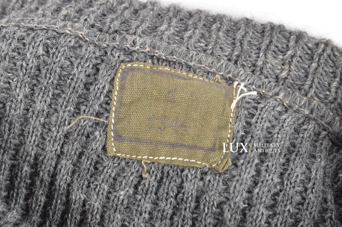Late-war German standard wool sweater, « crew neck » - photo 9