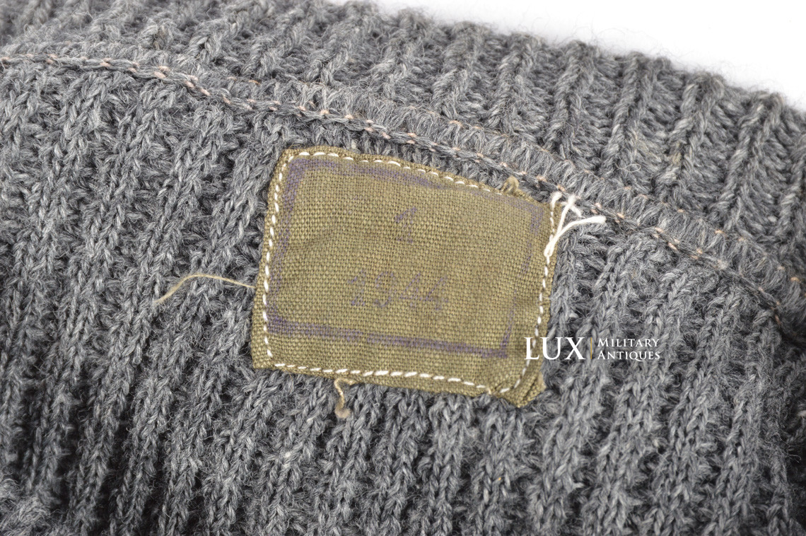 Late-war German standard wool sweater, « crew neck » - photo 8