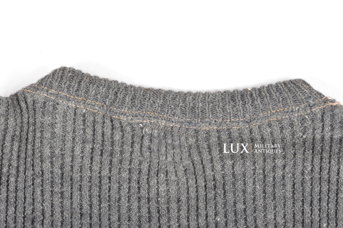 Late-war German standard wool sweater, « crew neck » - photo 15