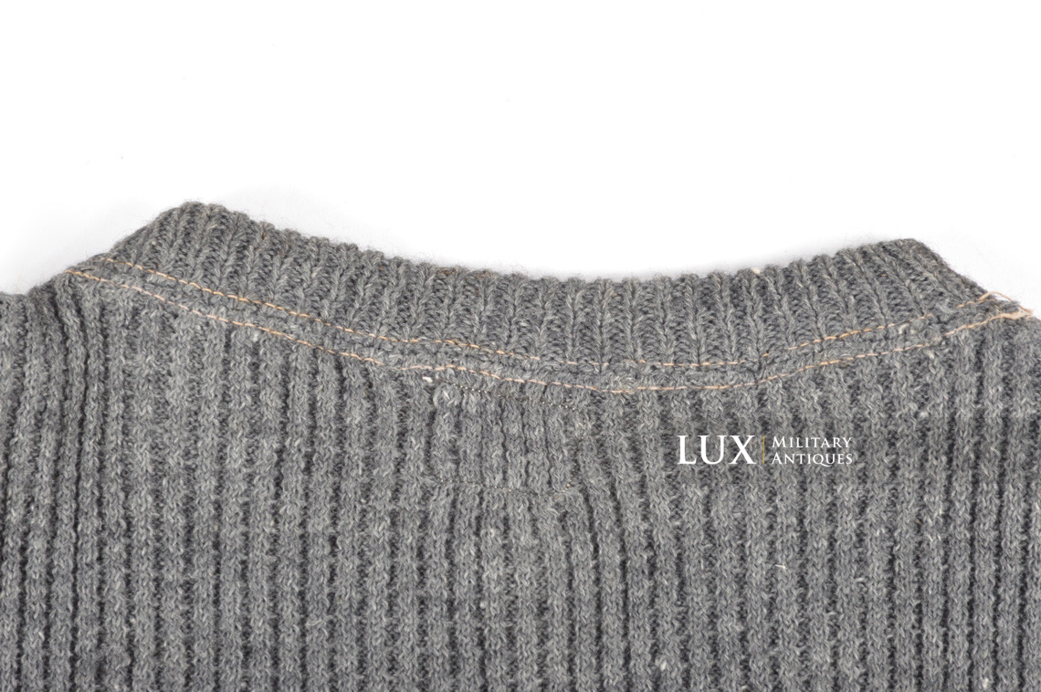 Late-war German standard wool sweater, « crew neck » - photo 14