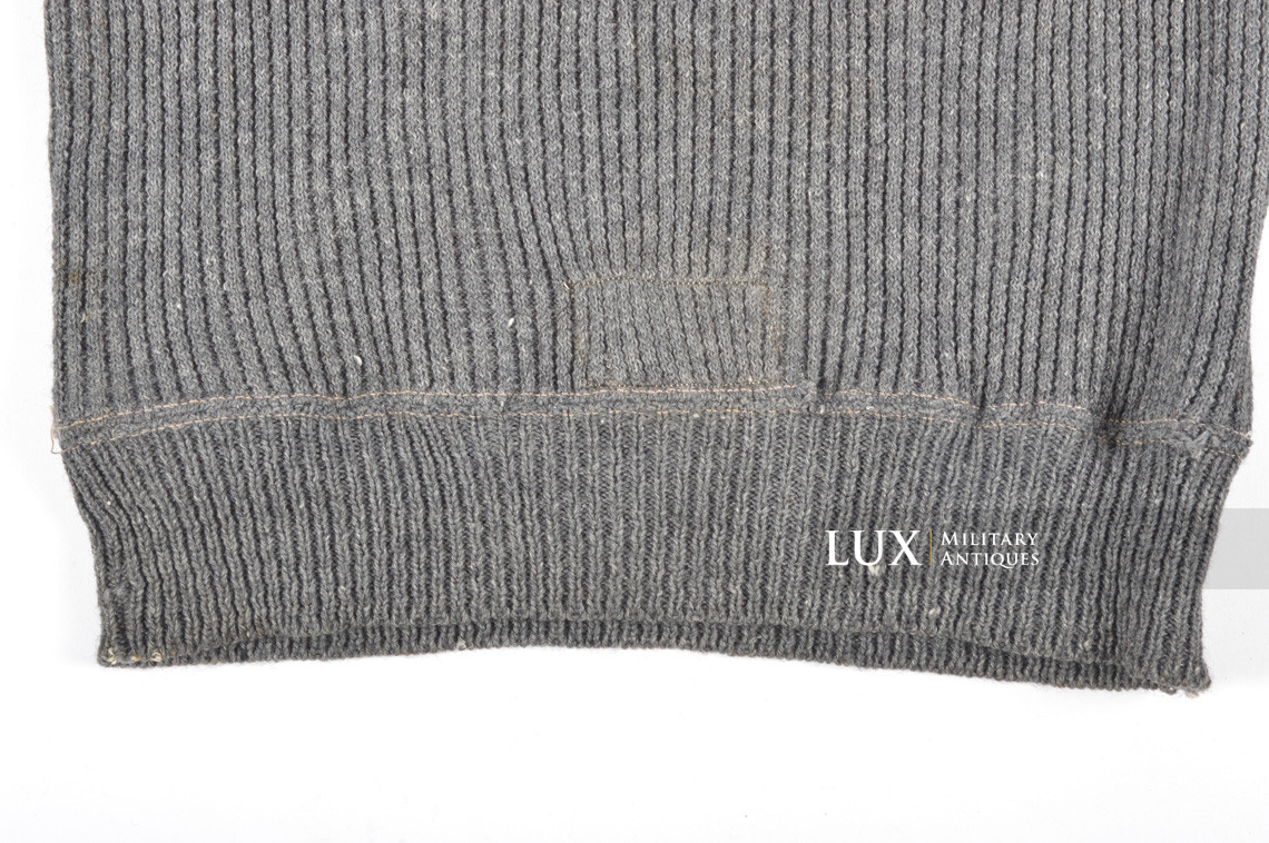 Late-war German standard wool sweater, « crew neck » - photo 17