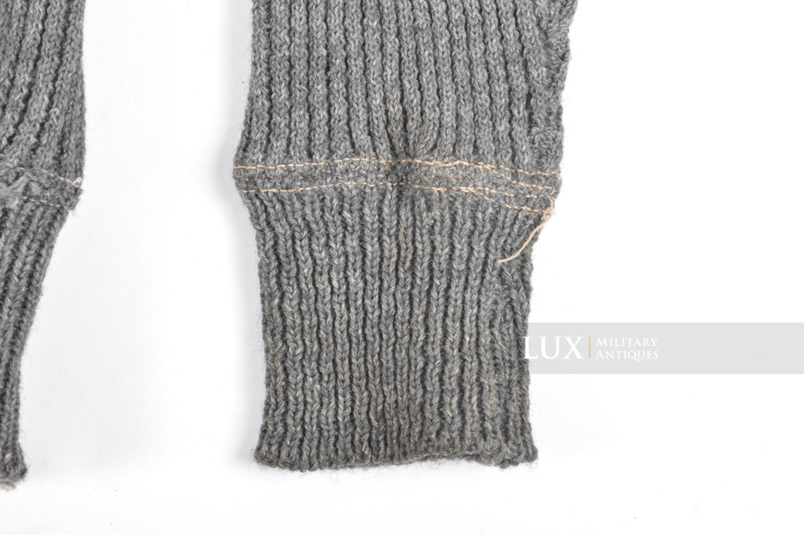 Late-war German standard wool sweater, « crew neck » - photo 17
