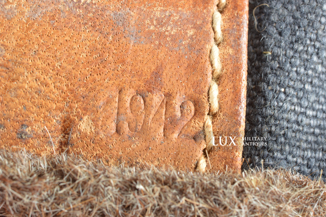 Unissued mid-war German k98 blue canvas receiver cover, « jgh1942 » - photo 22