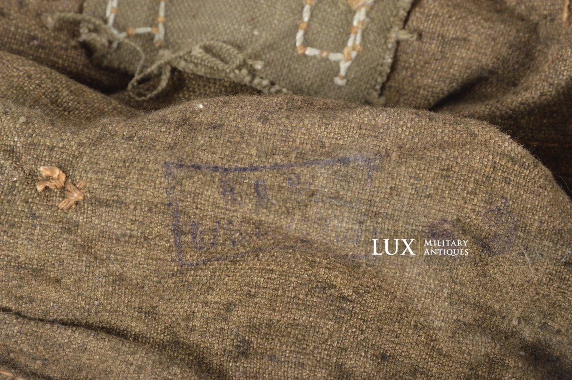Rare sac en toile pour le paquetage d'assaut allemand fin de guerre, « RBNr » - photo 10