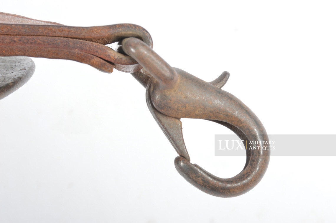 Système de transport du casque allemand en cuir, nominatif « Lt. » - photo 19