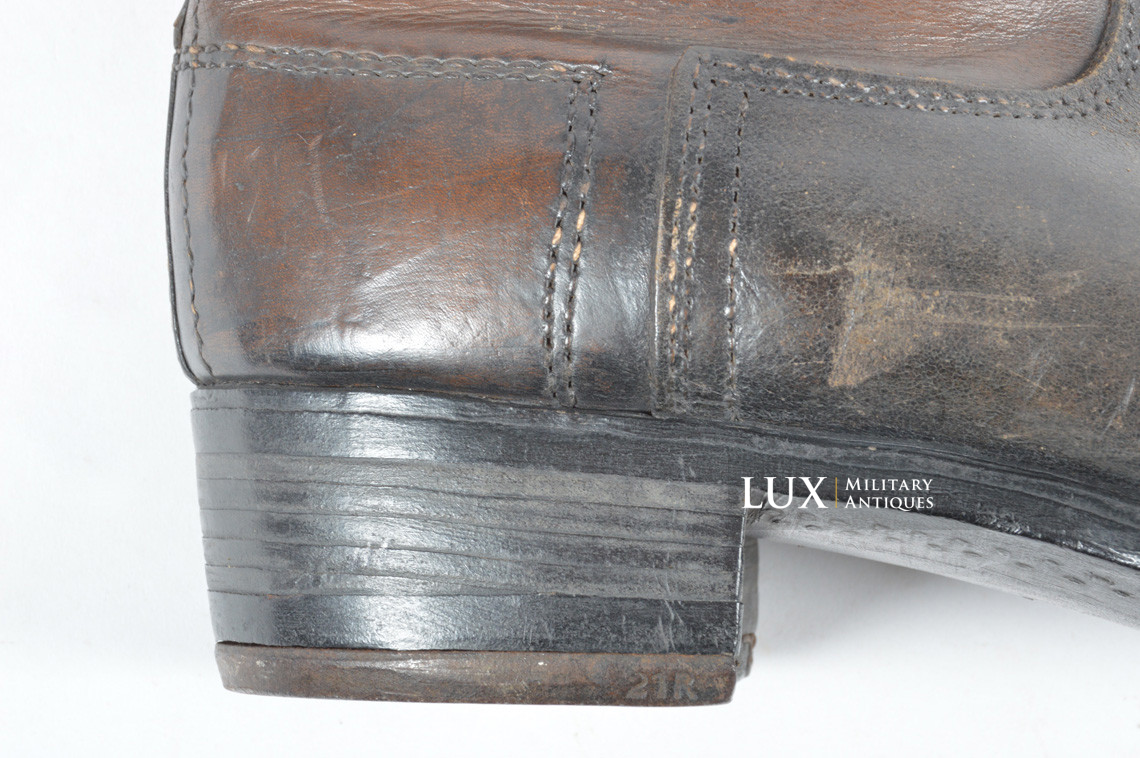 German issued combat brown jackboots - photo 12