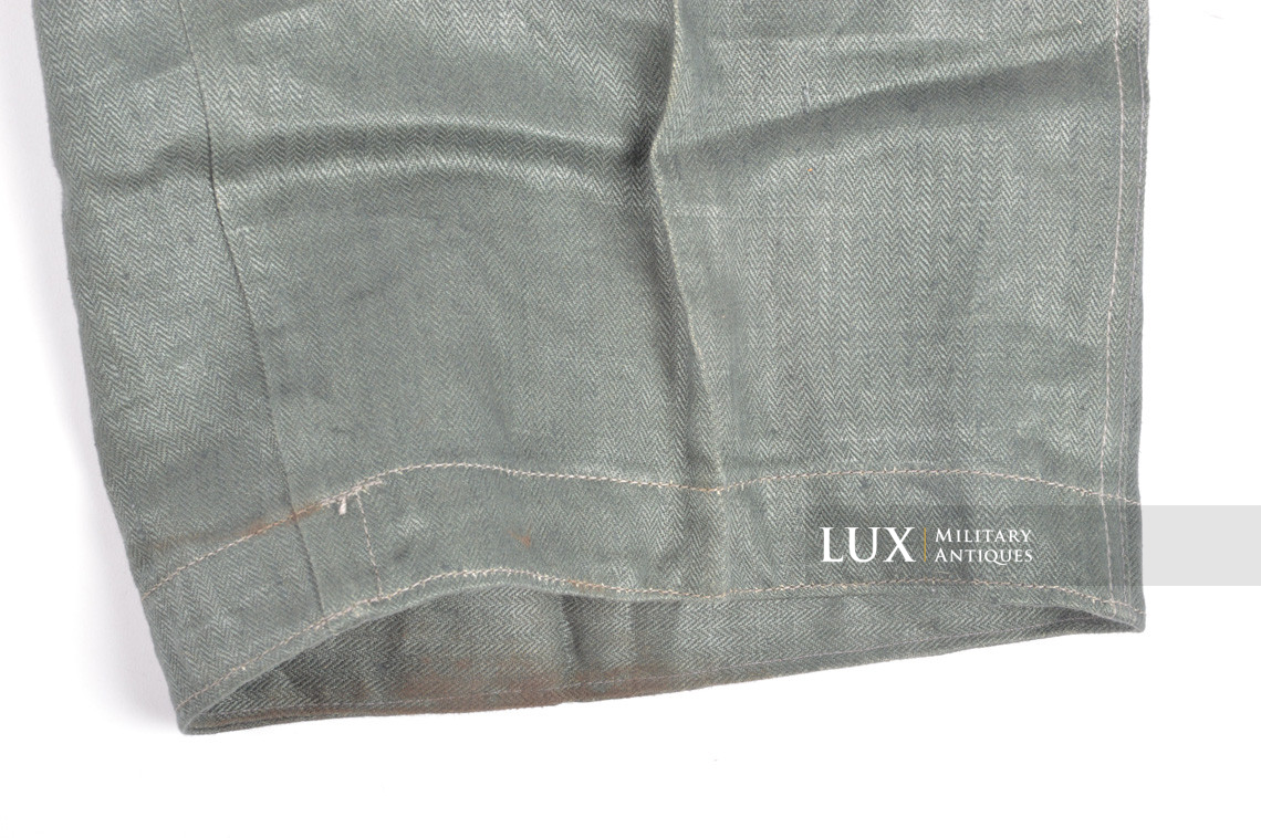 Unissued Luftwaffe HBT EM's combat service trousers, « RBNr » - photo 16