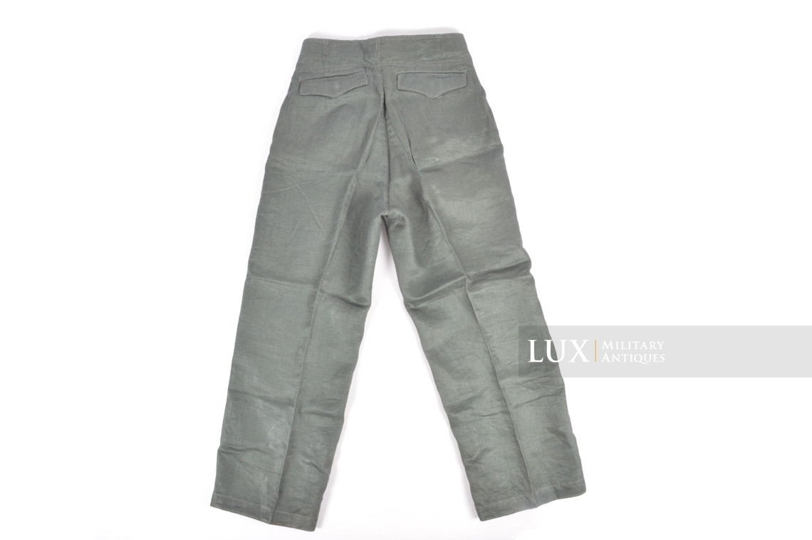 Unissued Luftwaffe HBT EM's combat service trousers, « RBNr » - photo 17