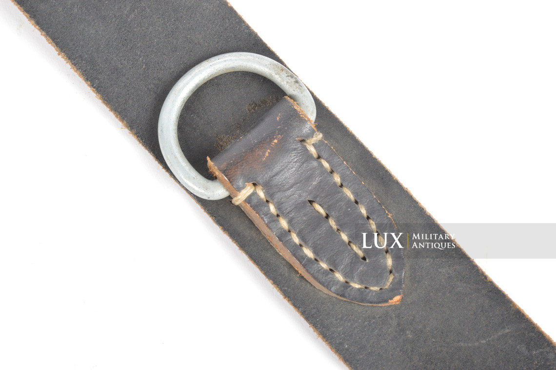 Unissued German late war leather combat Y-straps, « RBNr » - photo 11