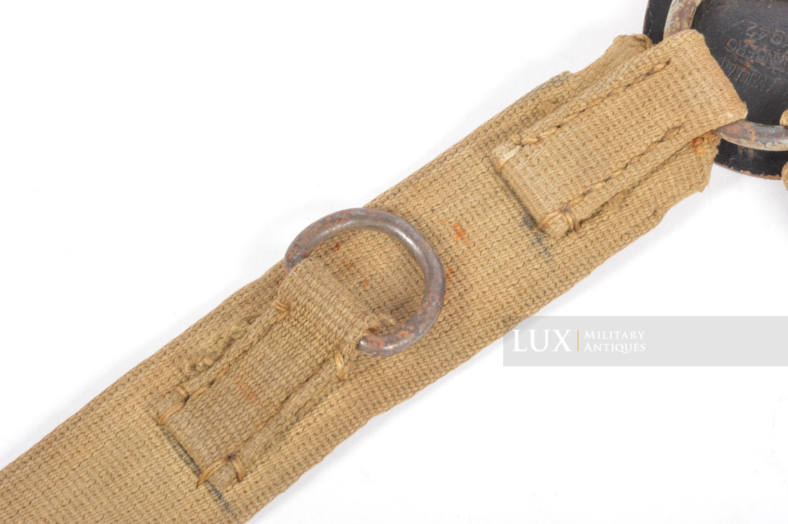 German tropical webbing Y-straps, « 1942 » - photo 9