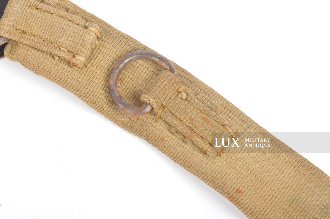 German tropical webbing Y-straps, « 1942 » - photo 12