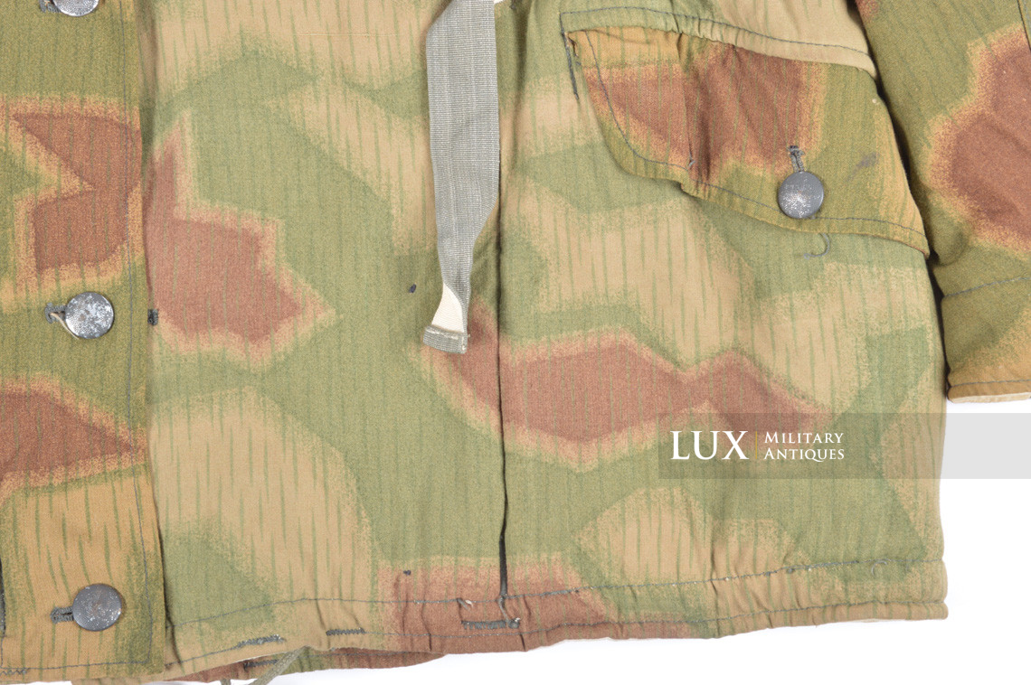 German Heer / Luftwaffe tan / water pattern reversible to white winter camouflage parka, « RBNr » - photo 10