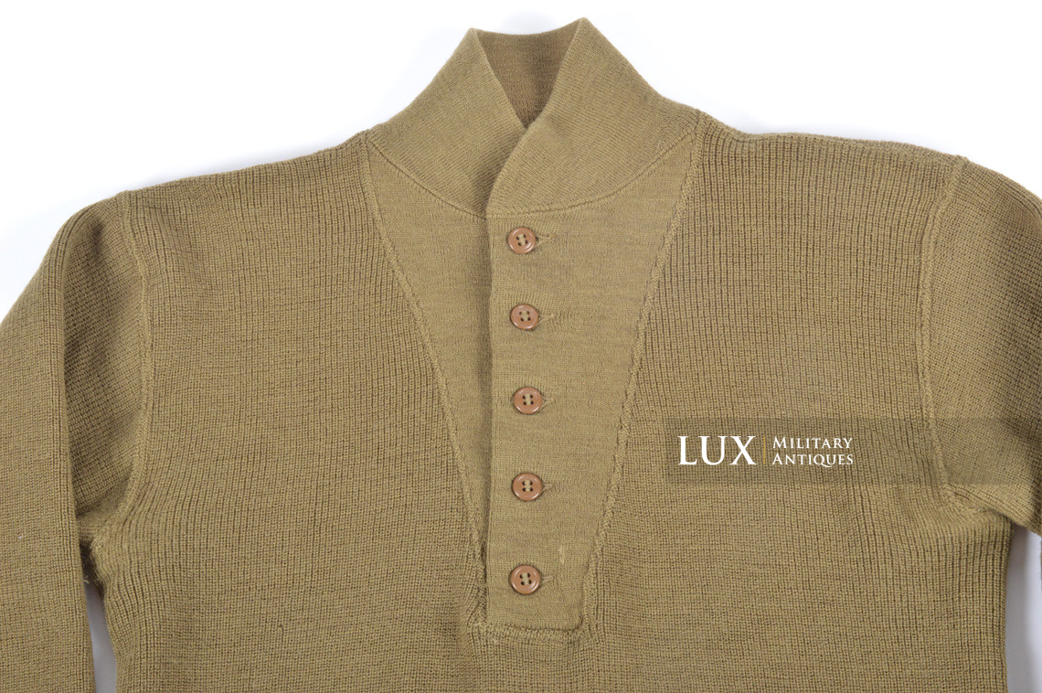 US Army classic winter high-neck sweater , « 5-button » - photo 7