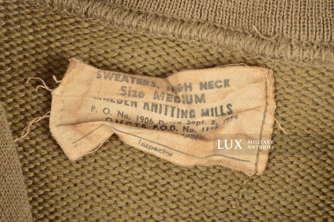 Pull US Army, « 5 boutons » - Lux Military Antiques - photo 9
