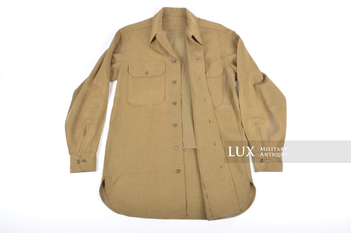 Chemise en laine moutarde combat US Army - photo 16